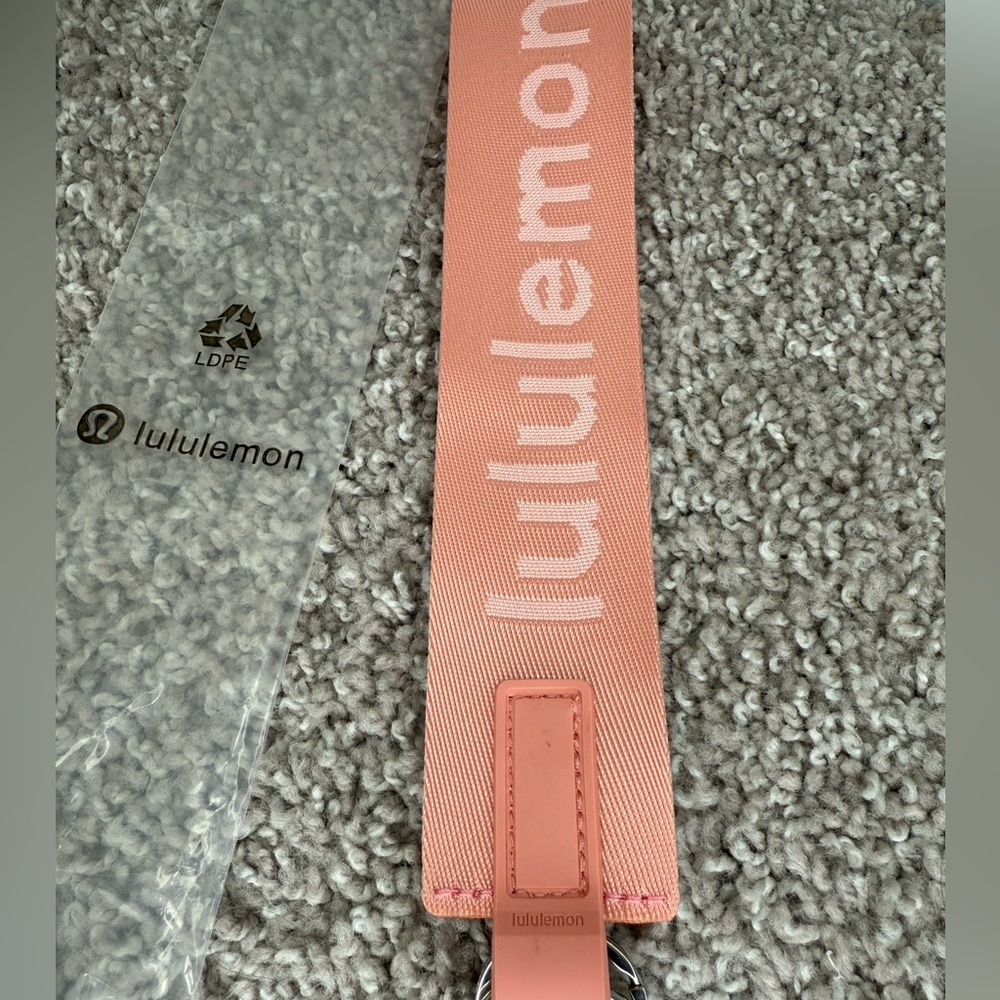 Lululemon Pink Never Lost Keychain - Picture 5 of 6